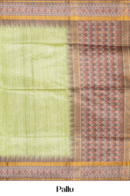 green diamond pallu