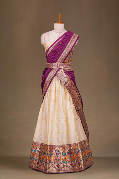 kerala style half saree