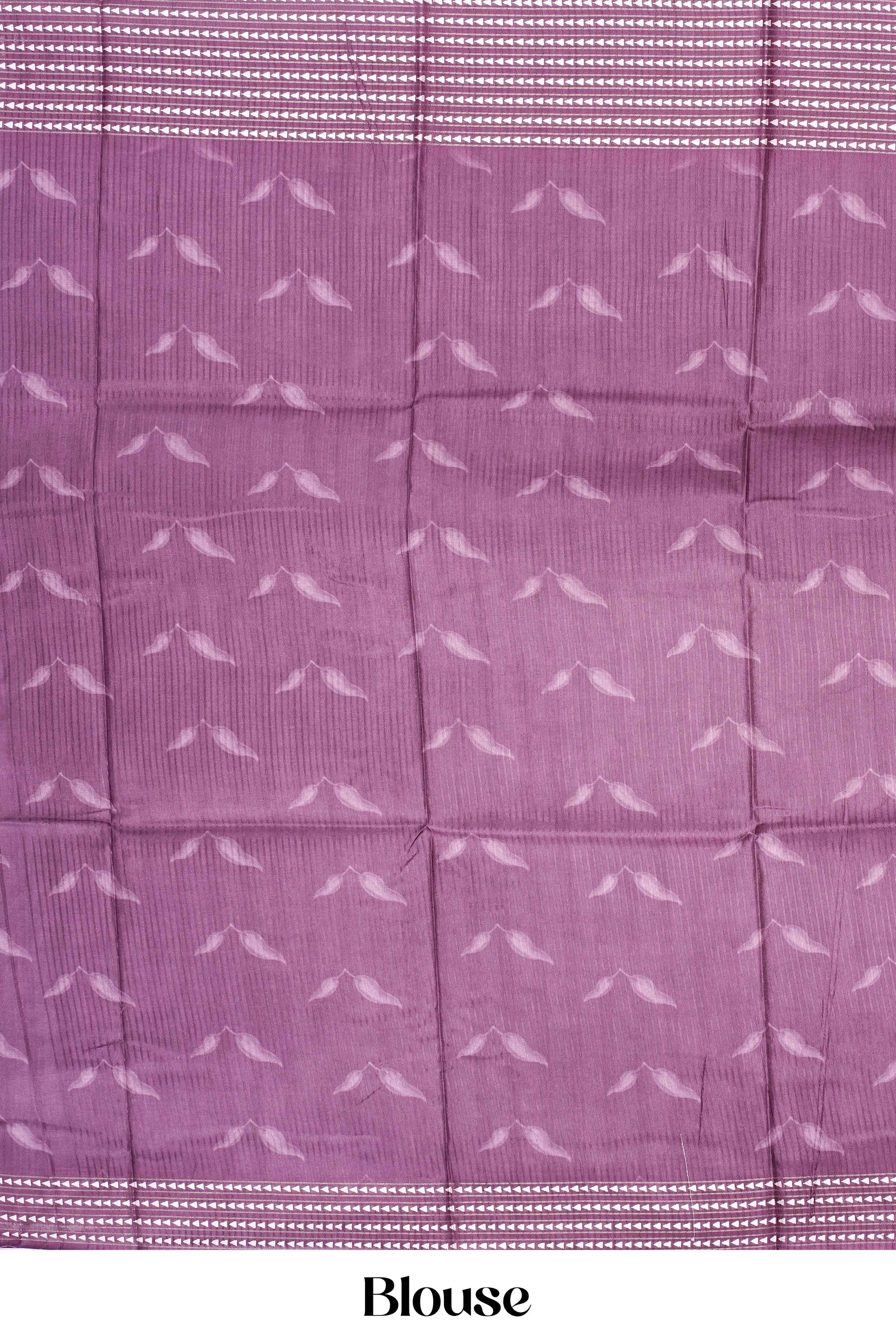 lavender blouse