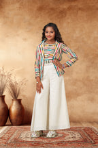 linen cotton palazzo set
