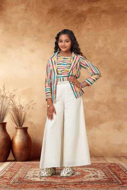 linen cotton palazzo set