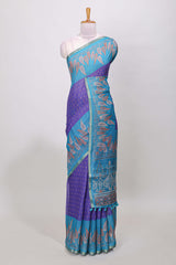 linen cotton thread butta saree