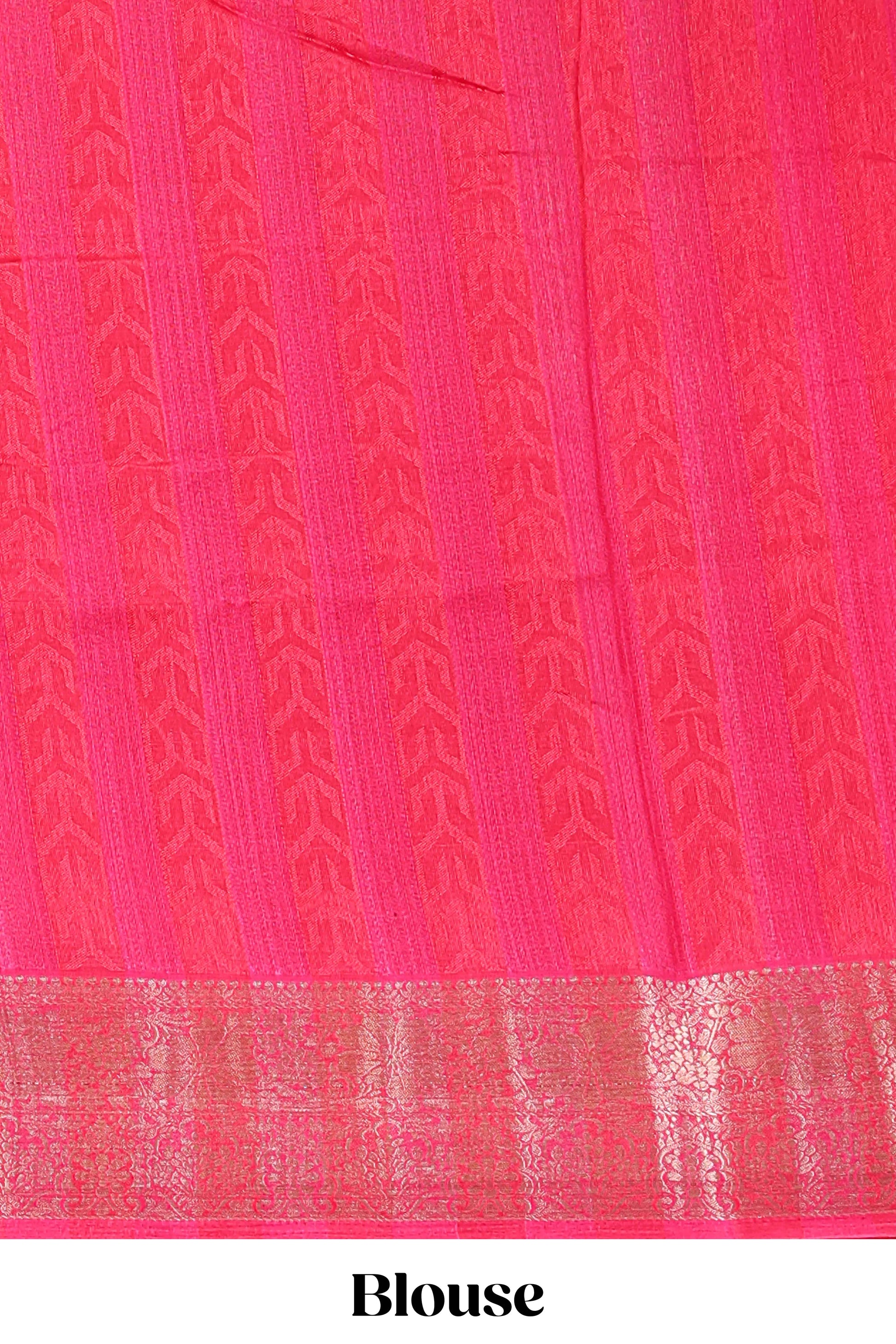 matching pink blouse
