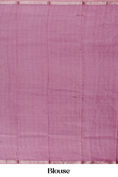 matching pink blouse for Tussar Sarees