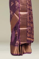  pairing Lavender black Blouse
