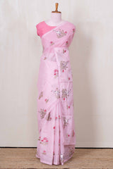 pink cotton Kota cotton saree