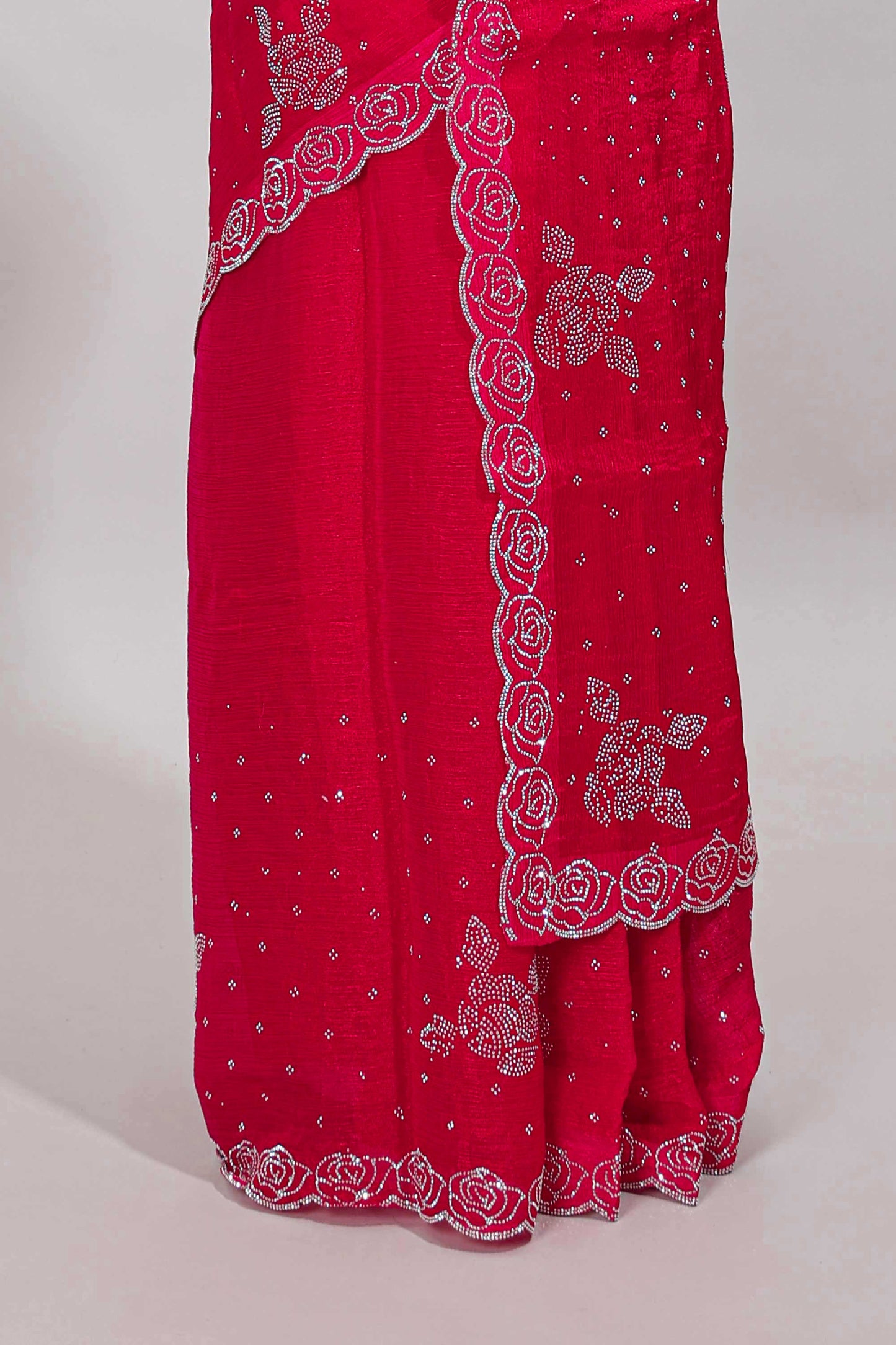 pink saree