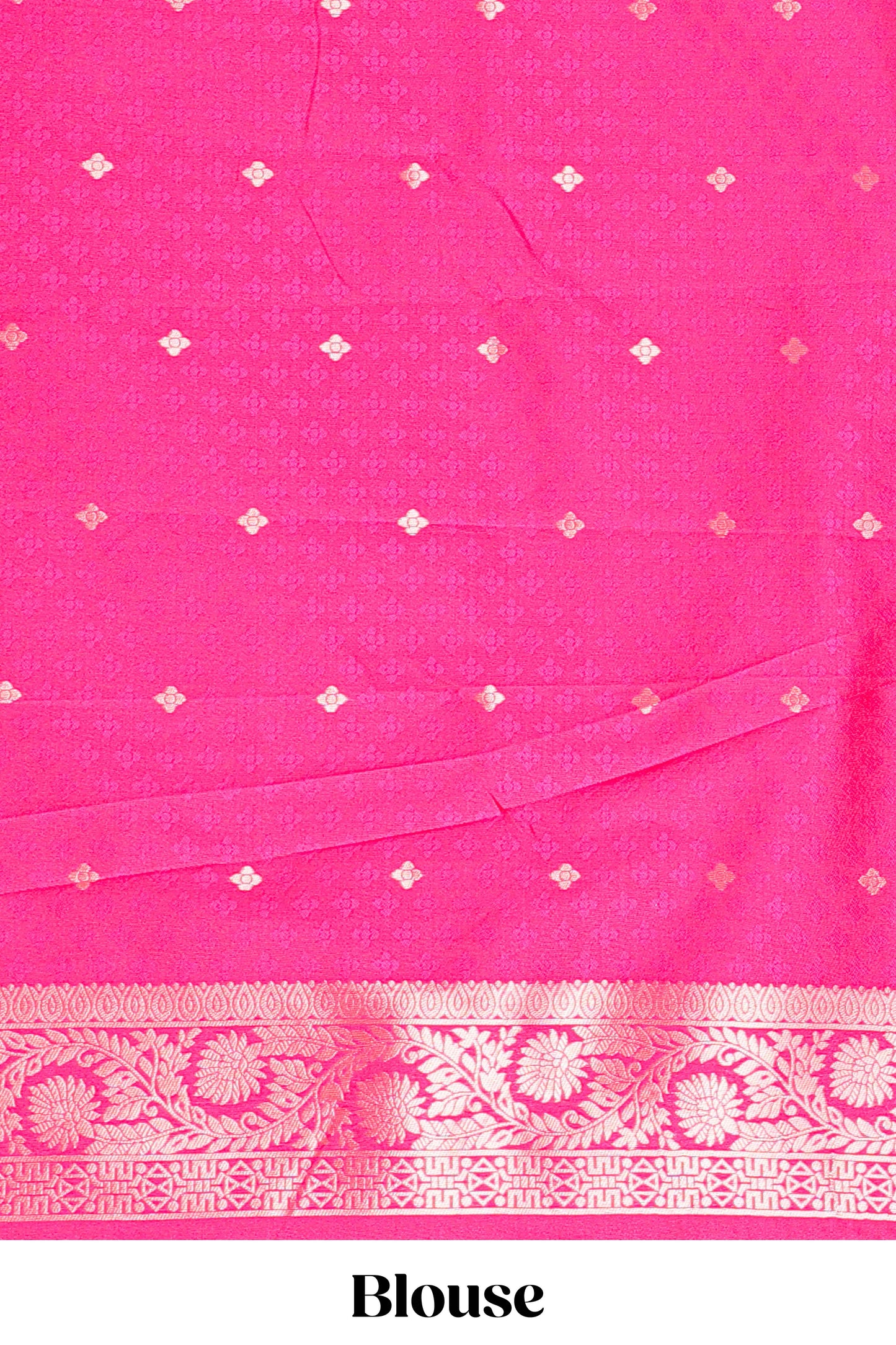 pink zari pallu
