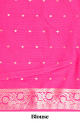 pink zari pallu