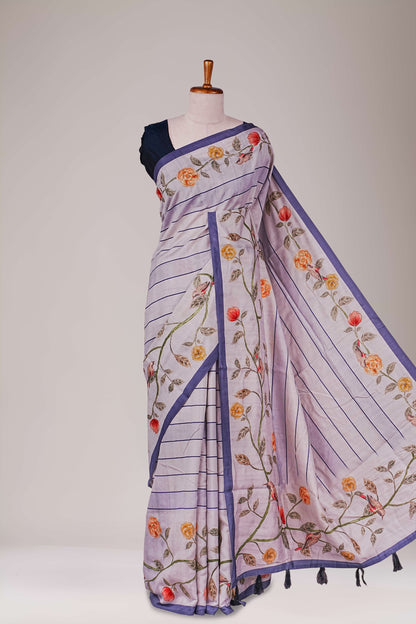 printed Semi tussar weave 