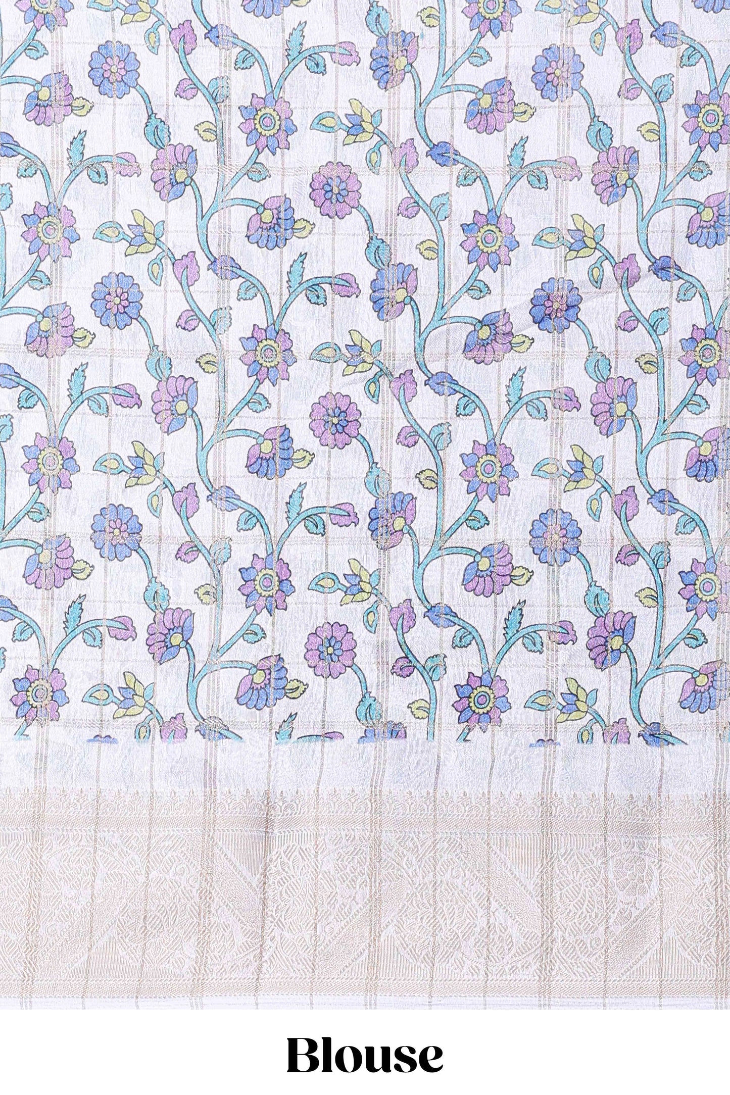 printed blouse design