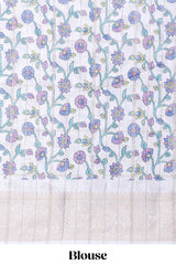 printed blouse design