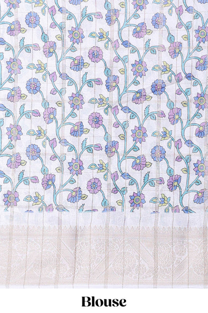 printed blouse design