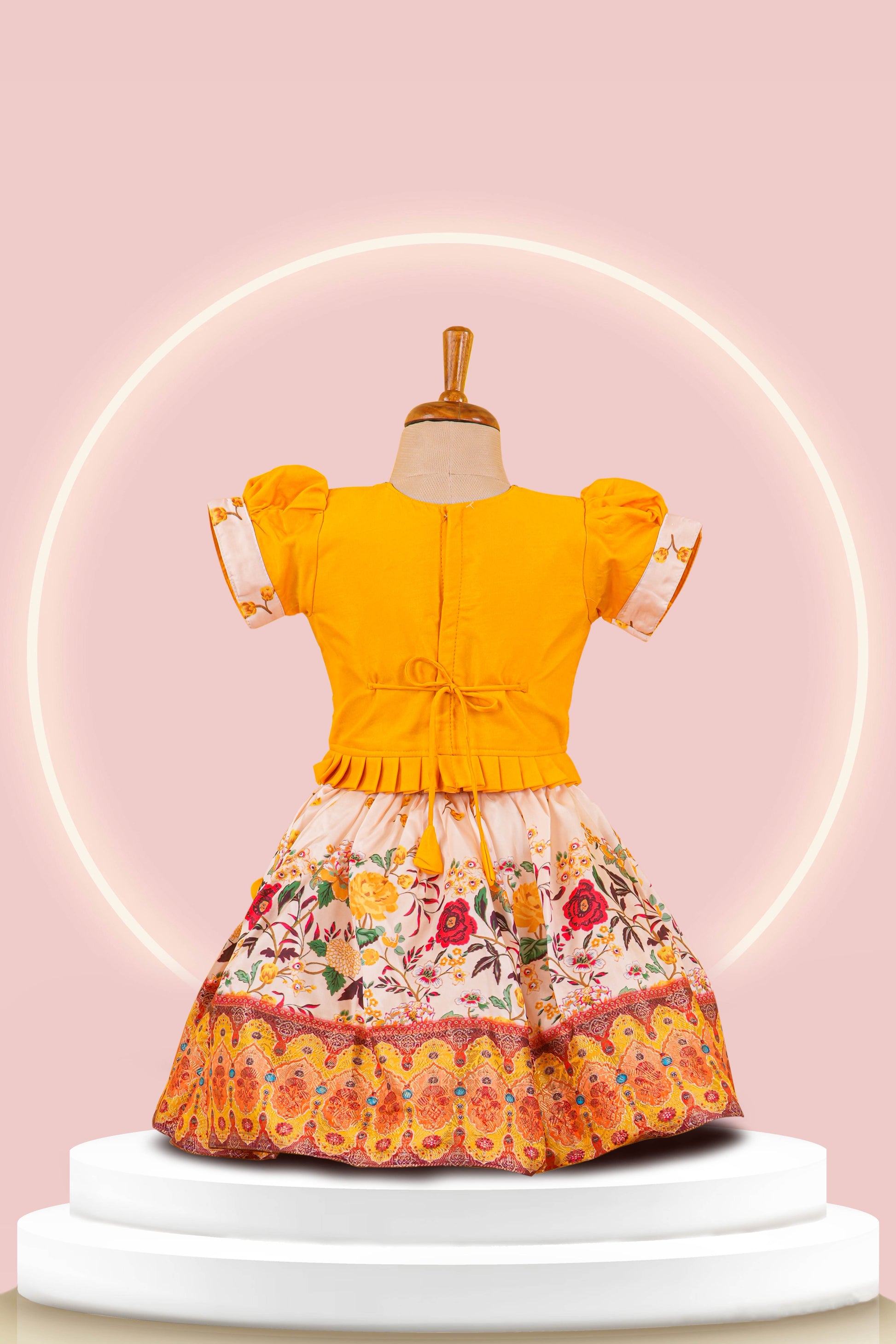 puff sleeve lehenga blouse