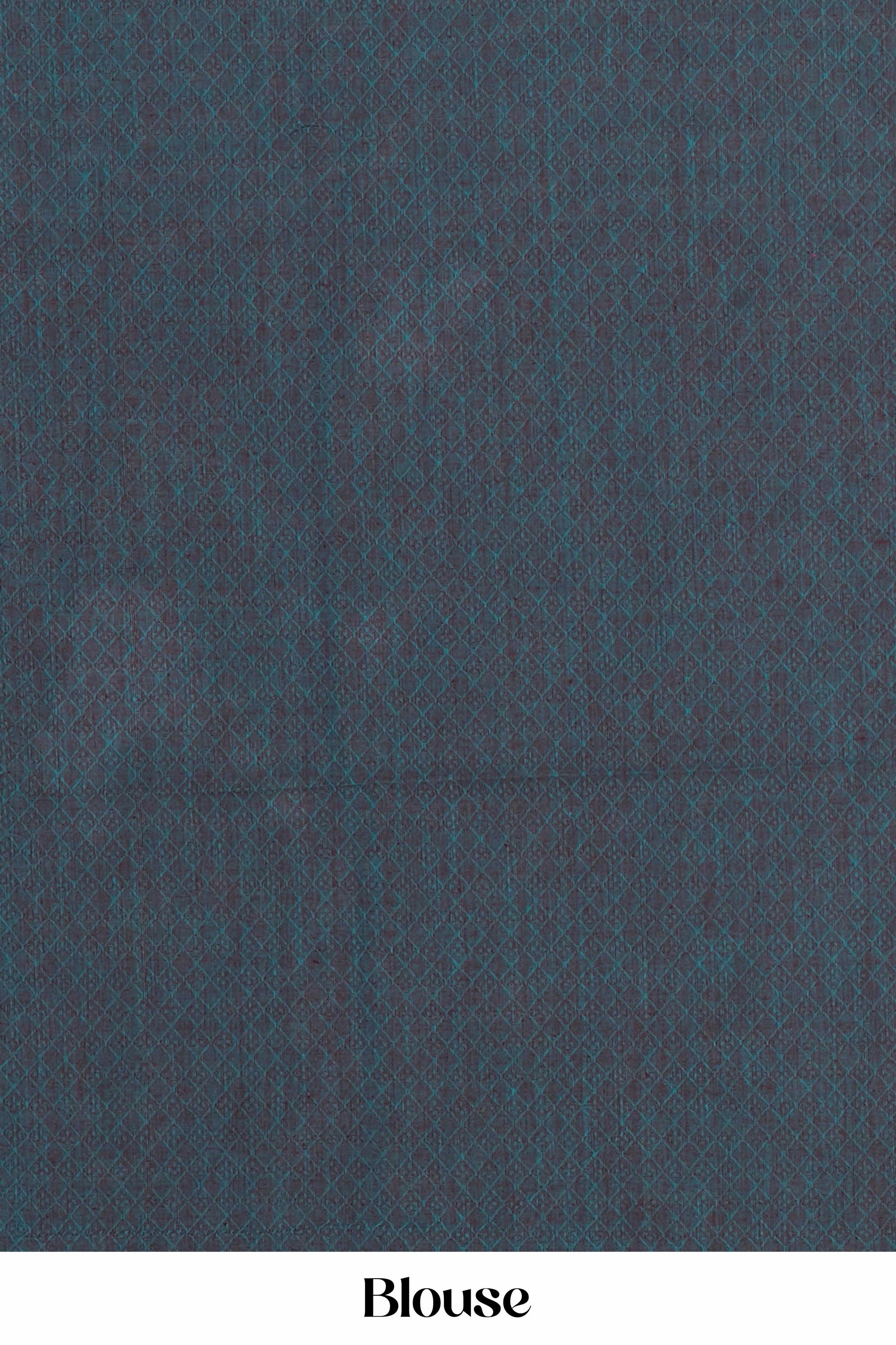 purple pallu detail saree