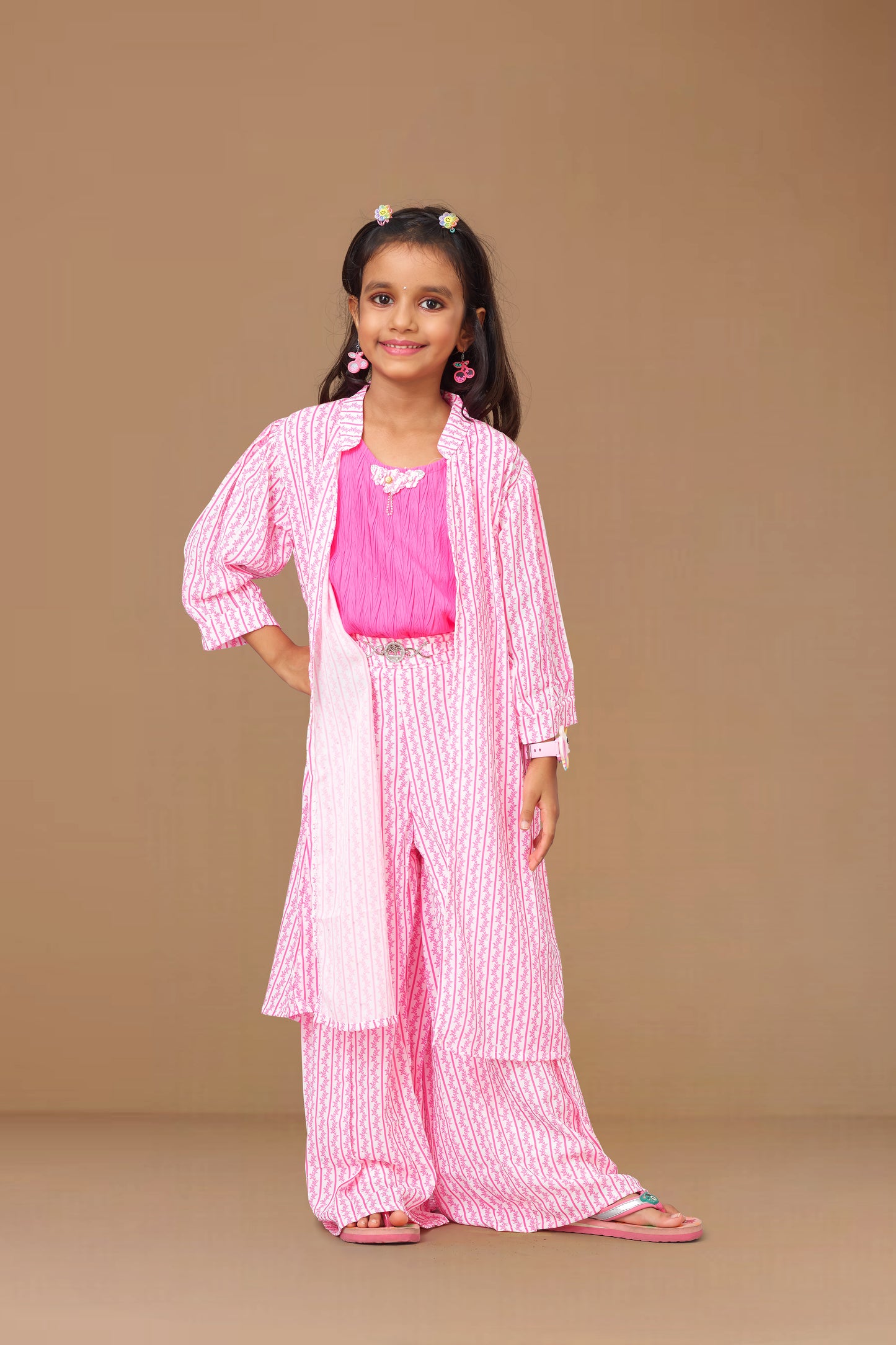 rani pink sharara set
