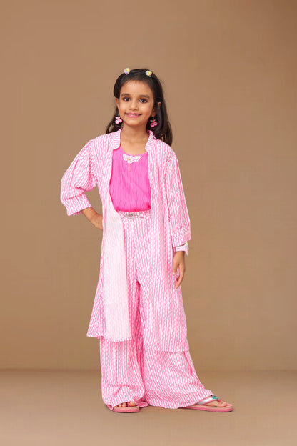 rani pink sharara set