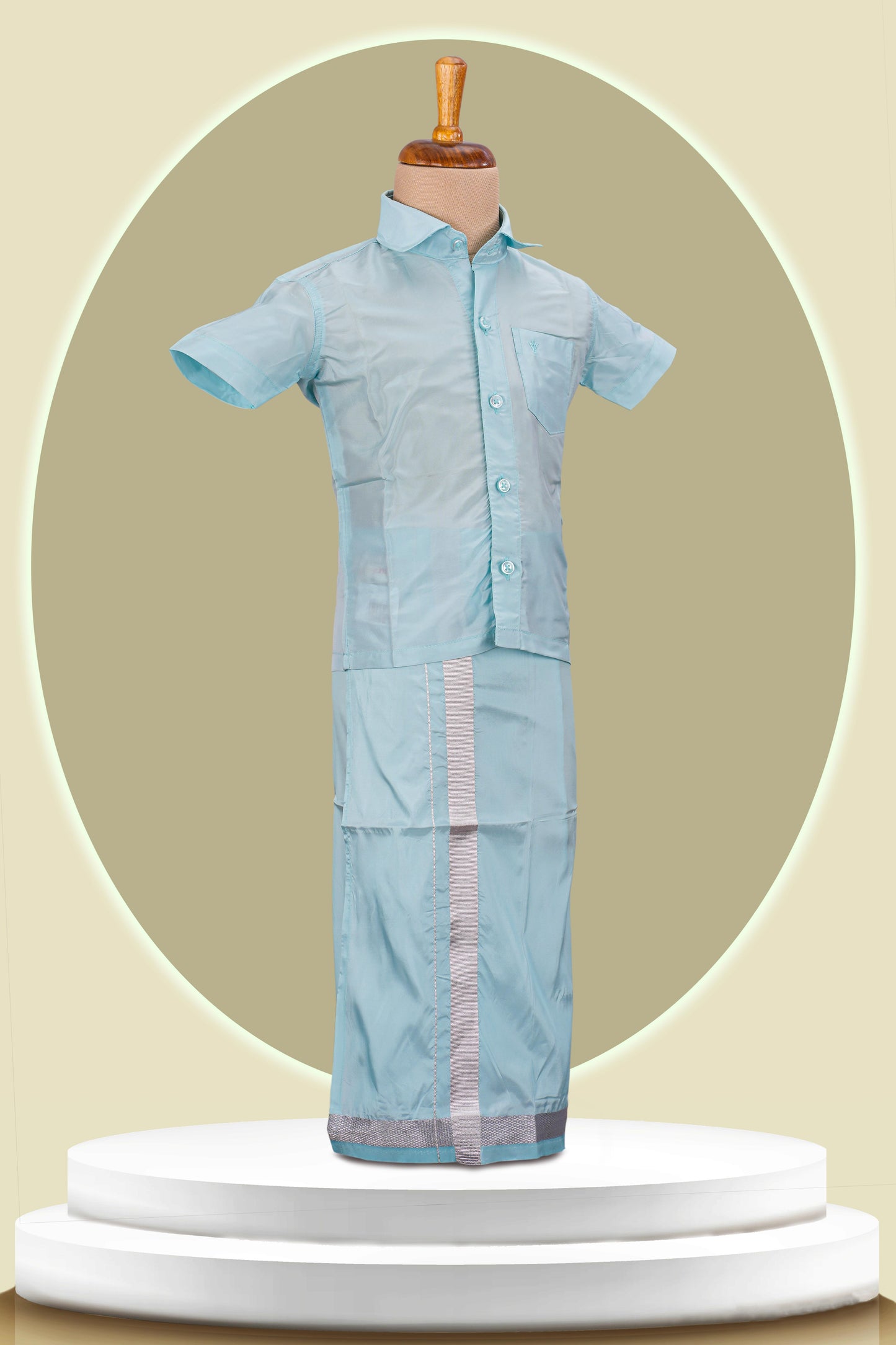 same color dhoti set