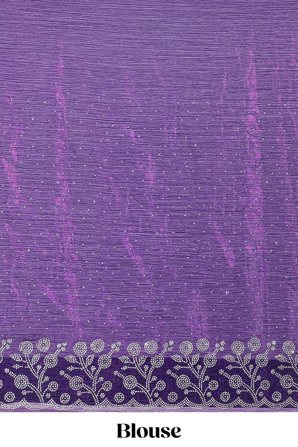 stone Designer violet saree