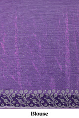 stone Designer violet saree
