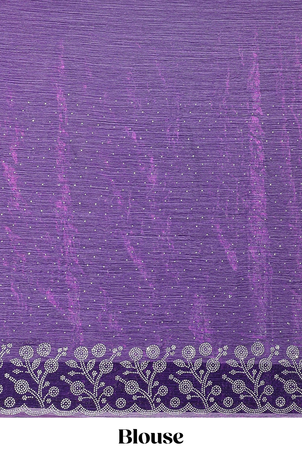 stone Designer violet saree