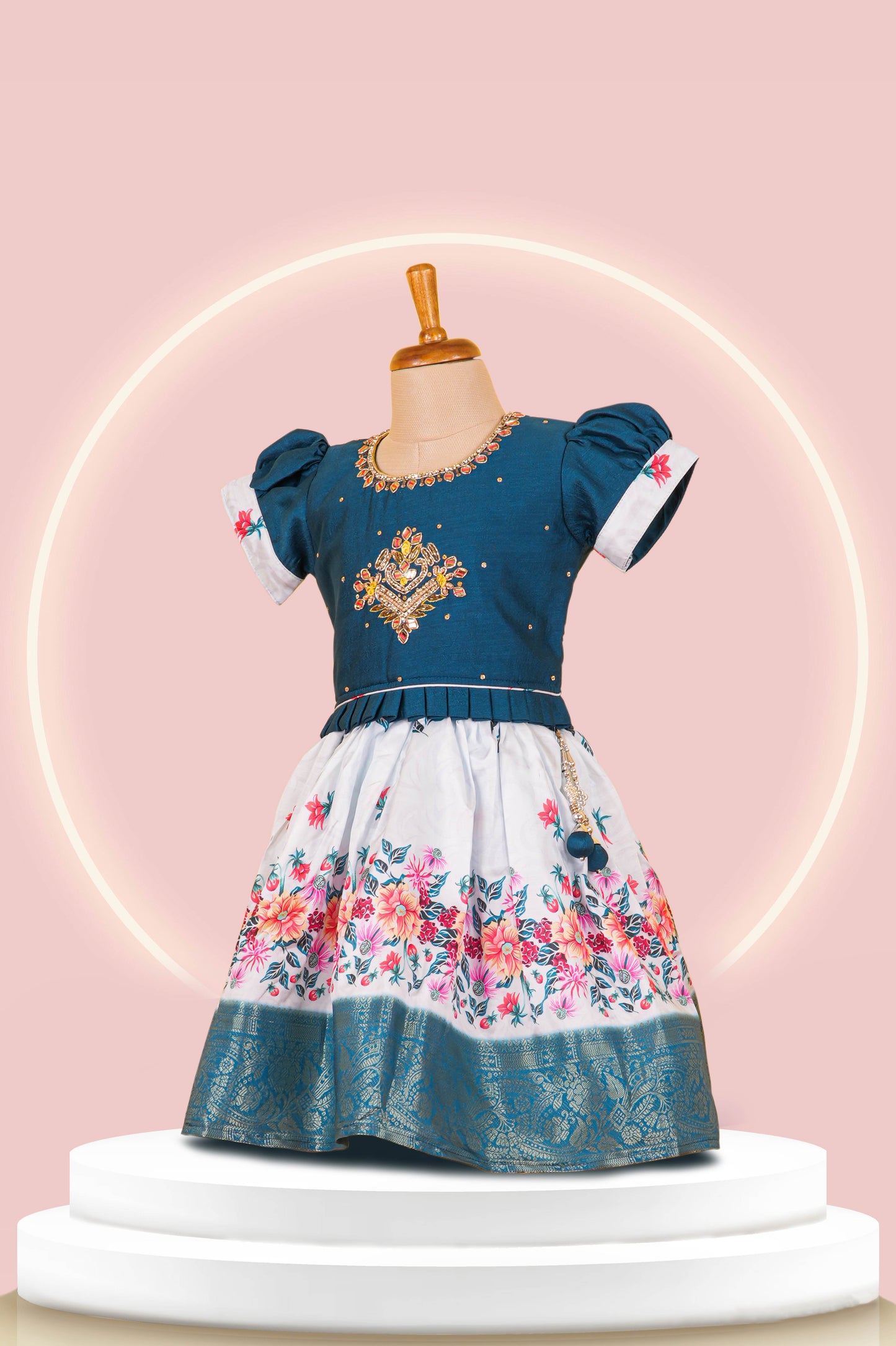 stone embroidery choli