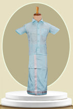 tissue dhoti boys set