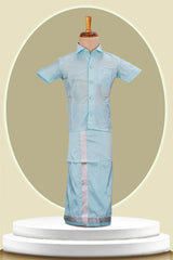 tissue dhoti boys set