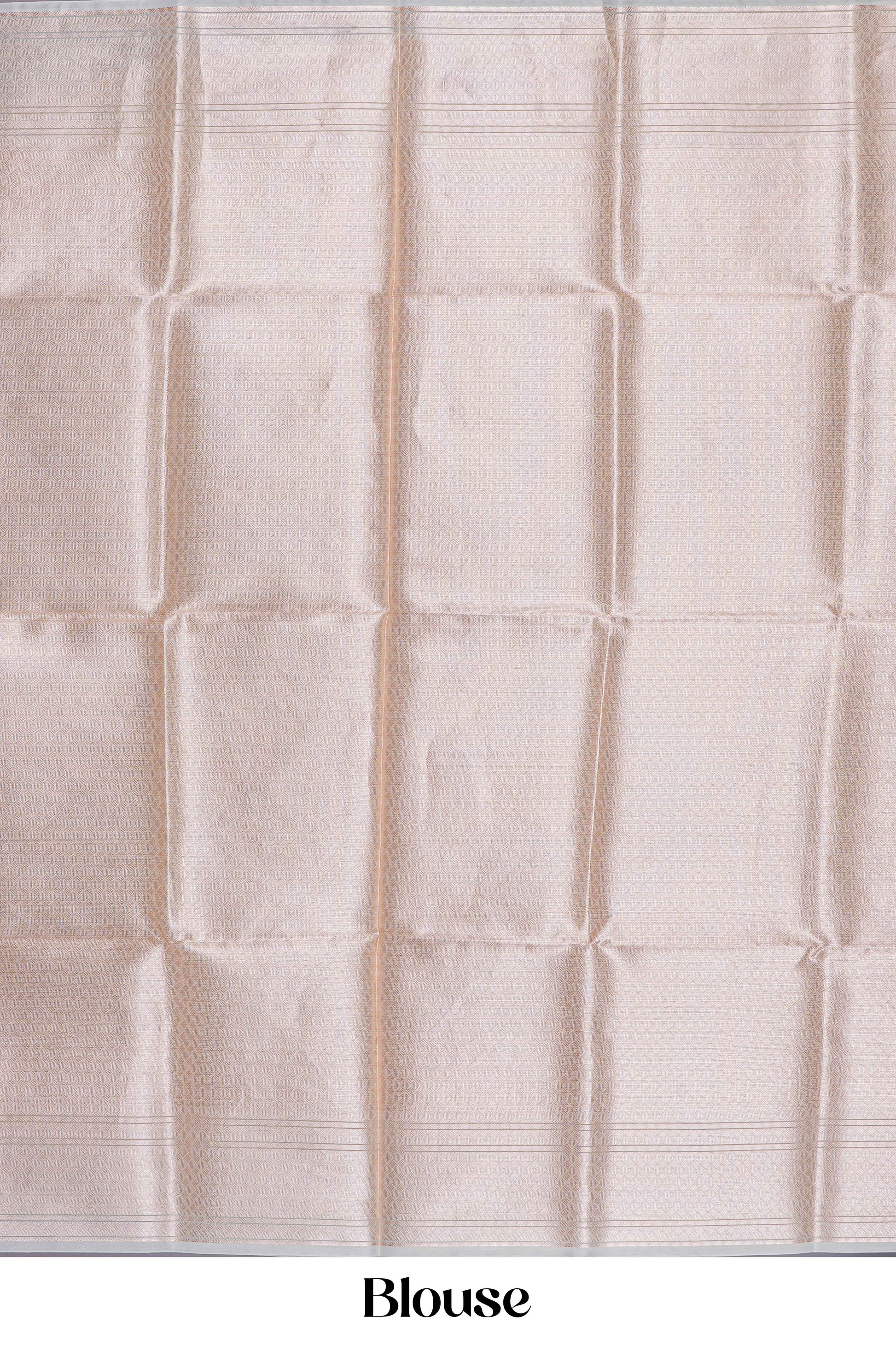 tissue kota with beige blouse 