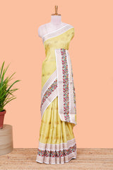  yellow floral print